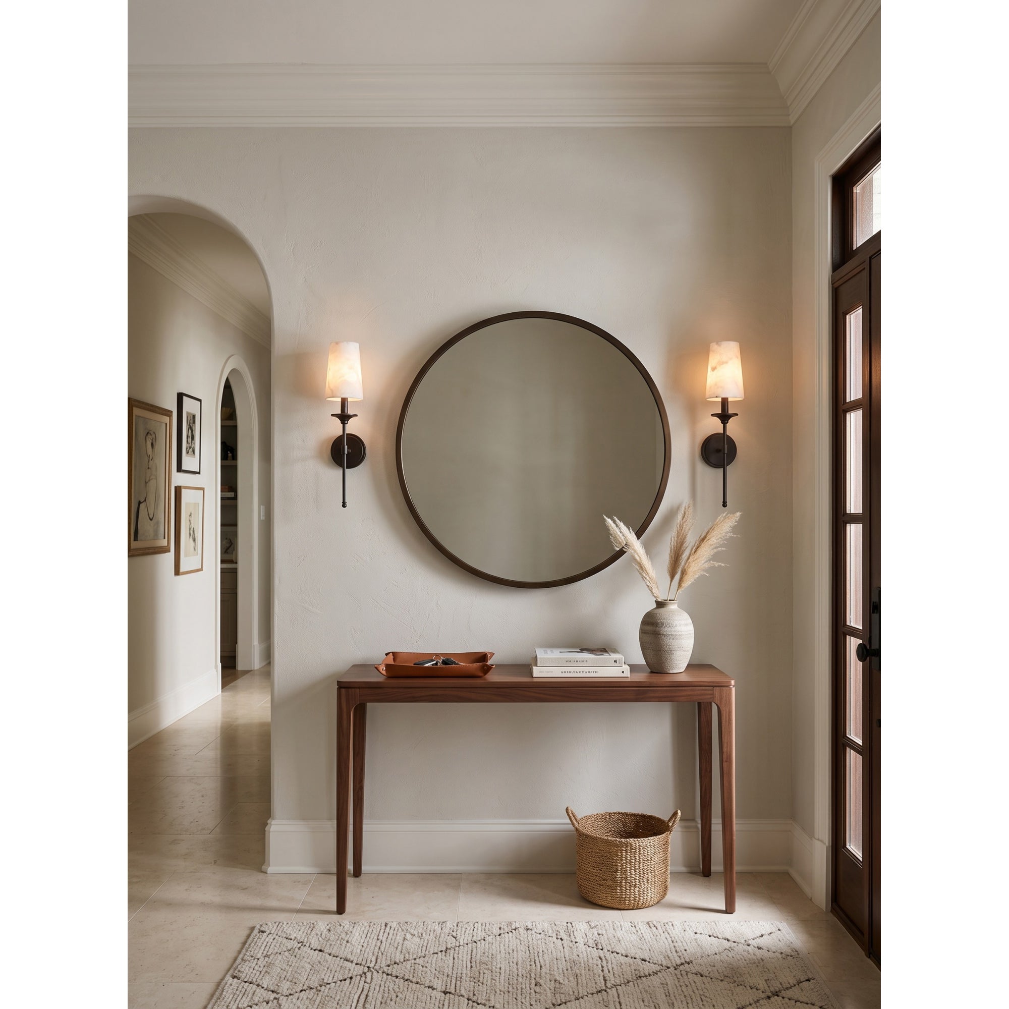 Emily Alabaster Wall Sconce