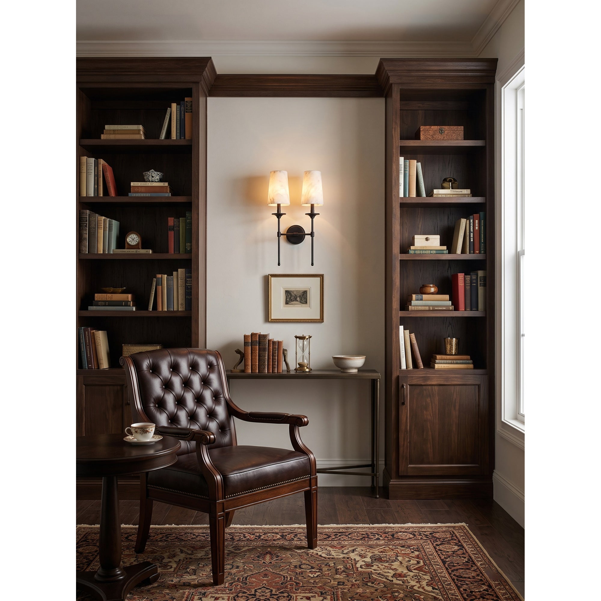 Emily Alabaster Wall Sconce