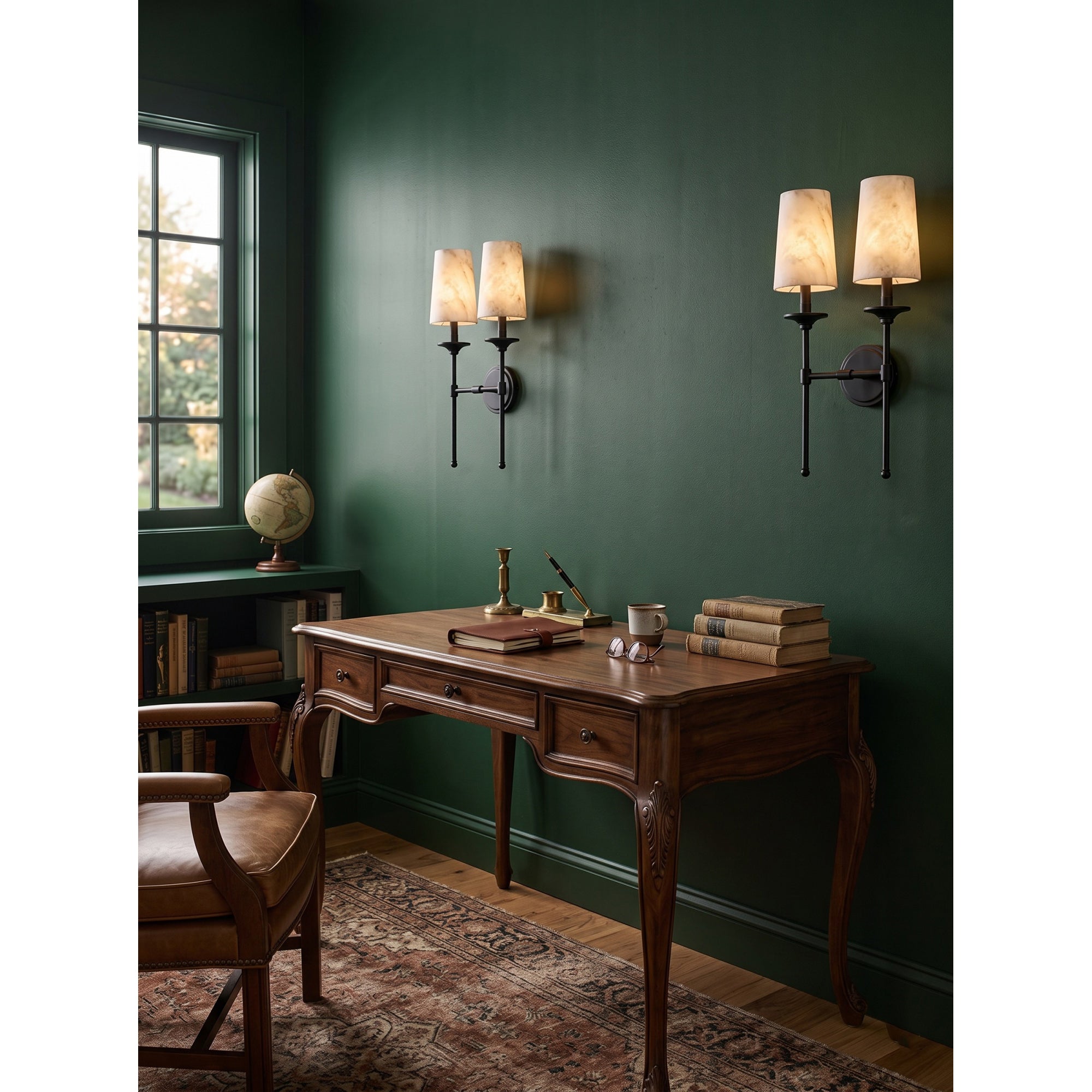Emily Alabaster Wall Sconce