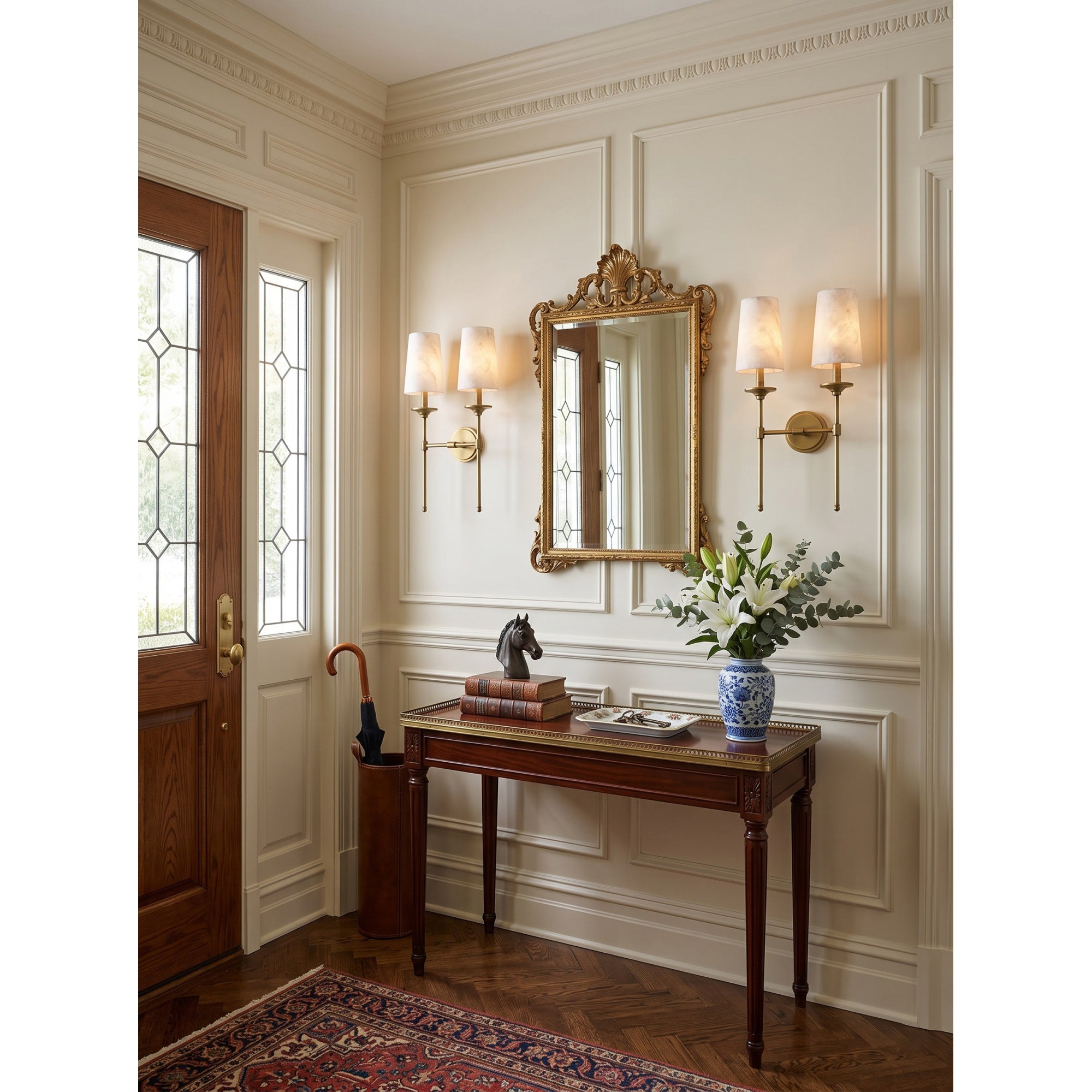 Emily Alabaster Wall Sconce