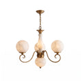 Load image into Gallery viewer, Evelyn Alabaster Chandelier
