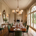 Load image into Gallery viewer, Evelyn Alabaster Chandelier
