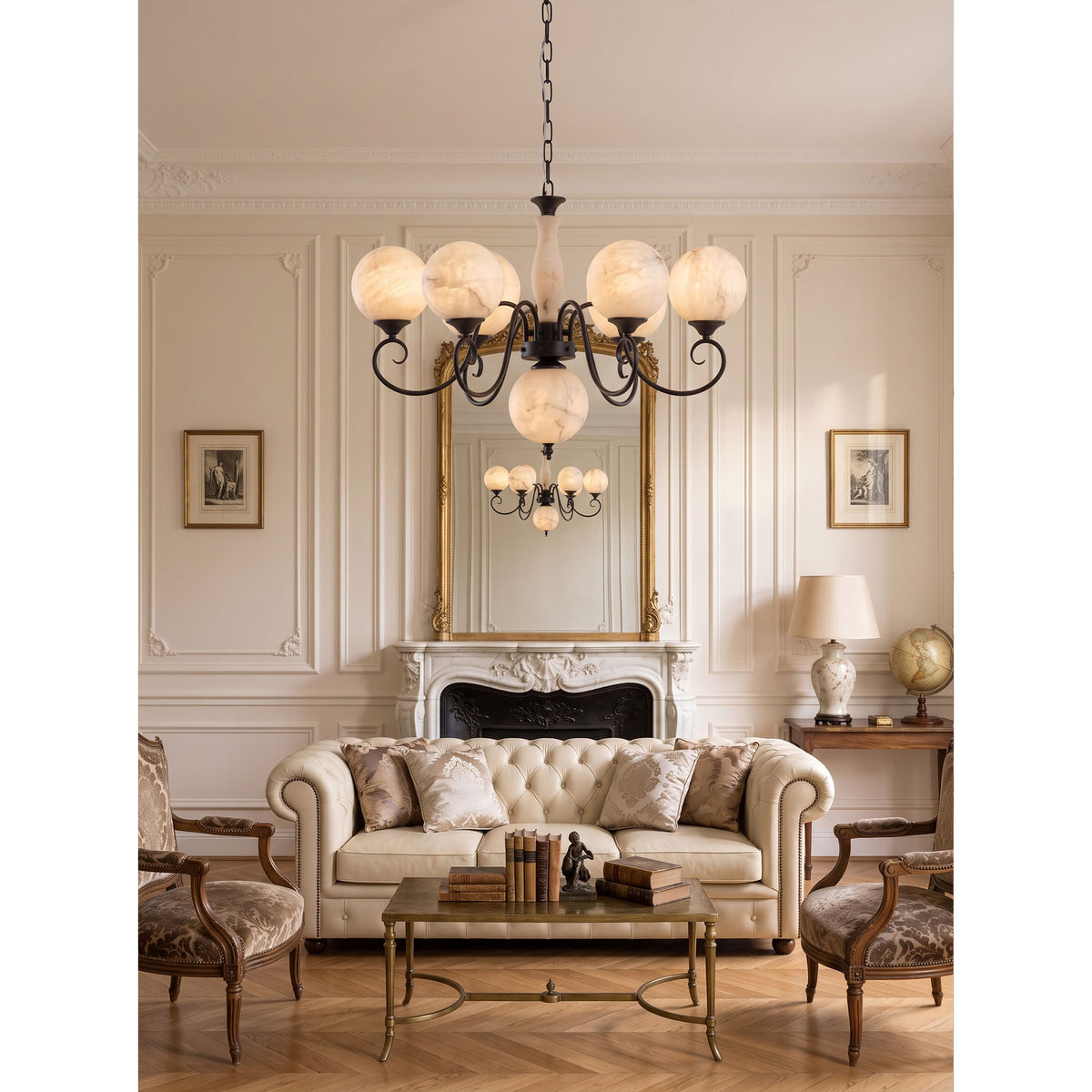 Evelyn Alabaster Chandelier
