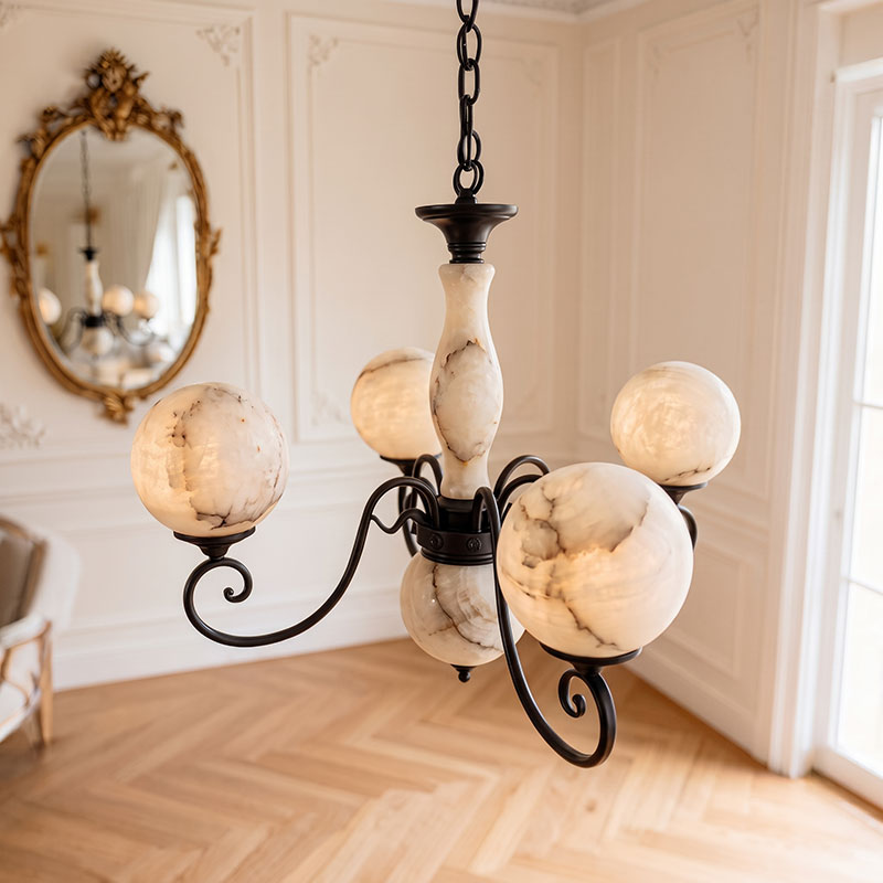 Evelyn Alabaster Chandelier