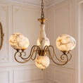 Load image into Gallery viewer, Evelyn Alabaster Chandelier
