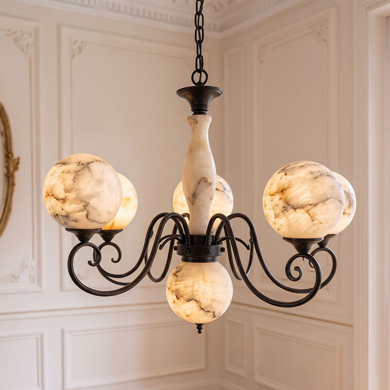 Evelyn Alabaster Chandelier