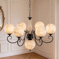 Load image into Gallery viewer, Evelyn Alabaster Chandelier
