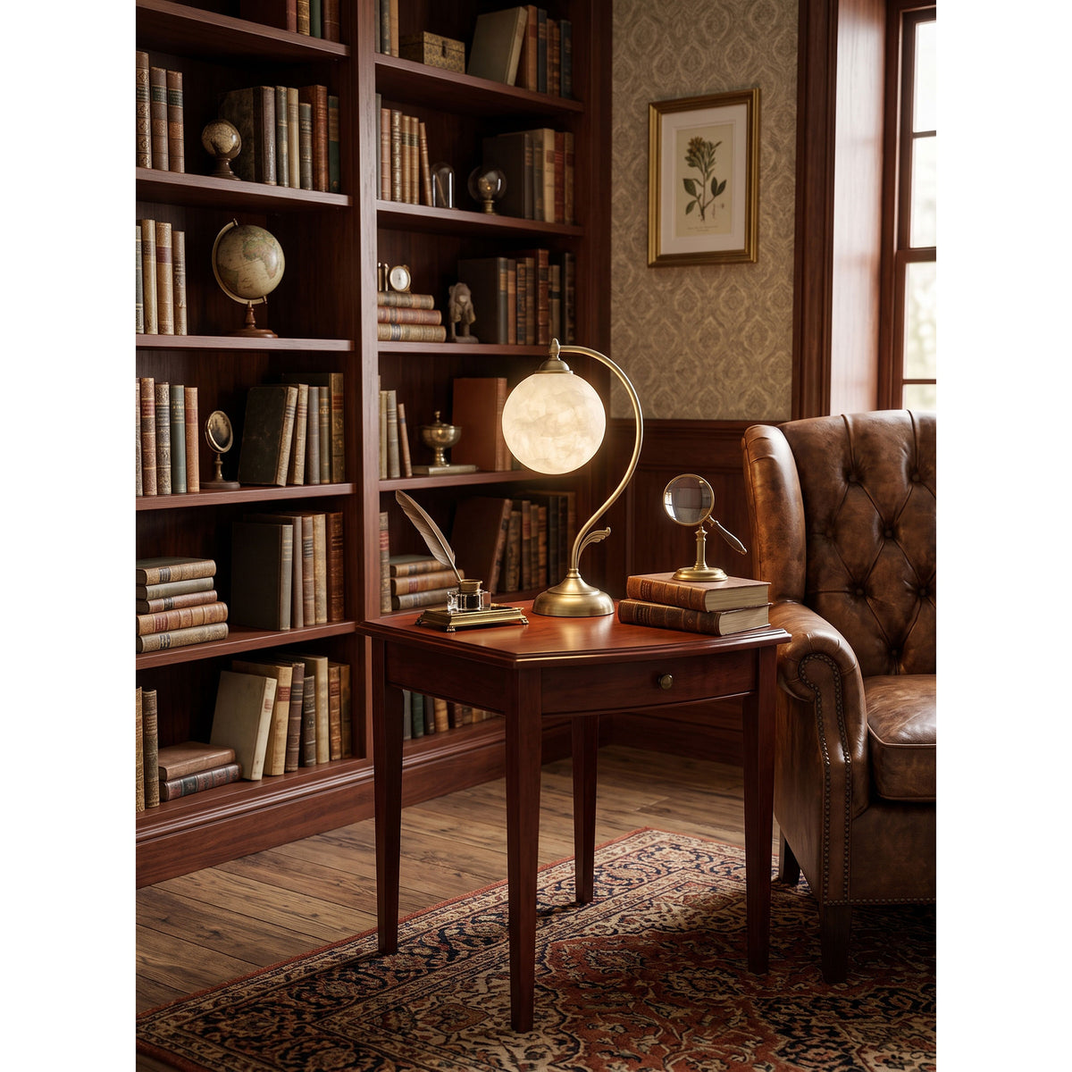Evelyn Alabaster Table Lamp