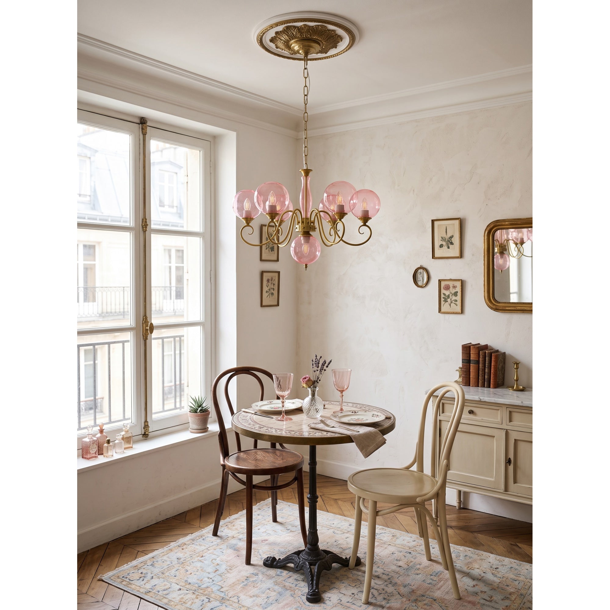 Evelyn Glass Chandelier