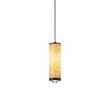 Fina Cylindrical Alabaster Pendant Lamp
