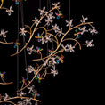 Load image into Gallery viewer, Floating Branches Crystal Flower Chandelier
