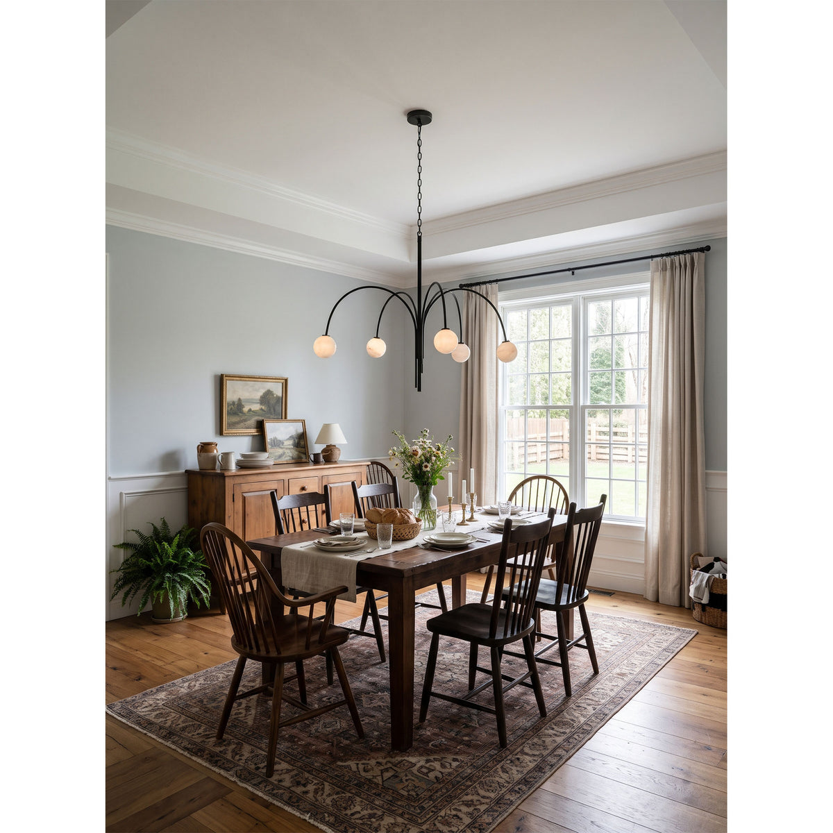 Flora Alabaster Chandelier