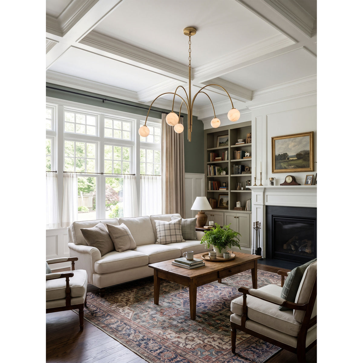 Flora Alabaster Chandelier