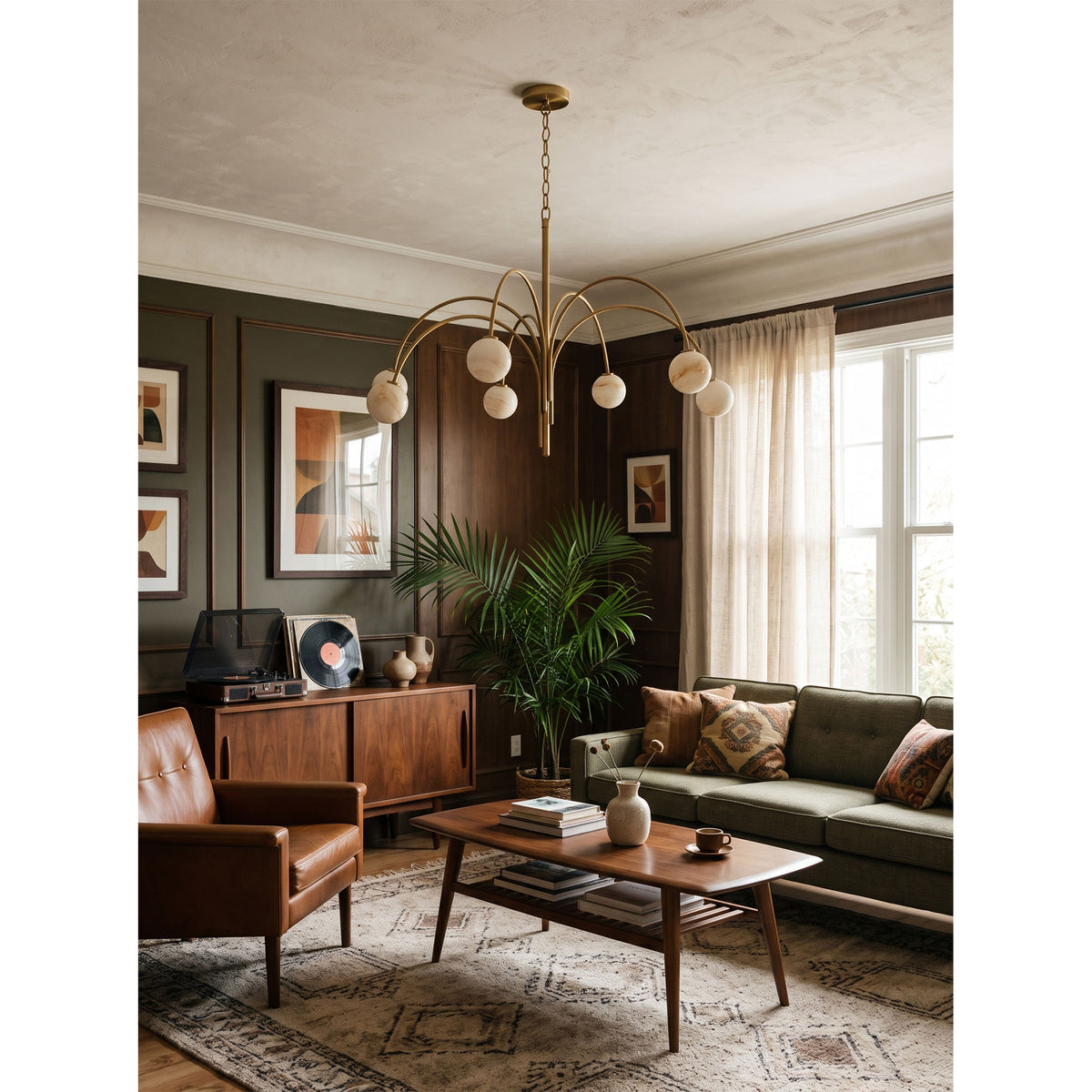 Flora Alabaster Chandelier