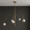 تحميل الصورة في عارض المعرض، Flora Alabaster Chandelier
