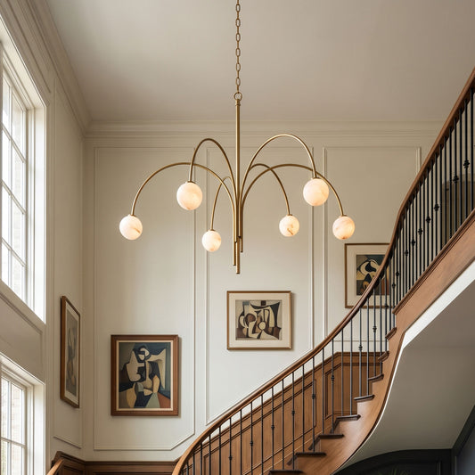 Flora Alabaster Chandelier