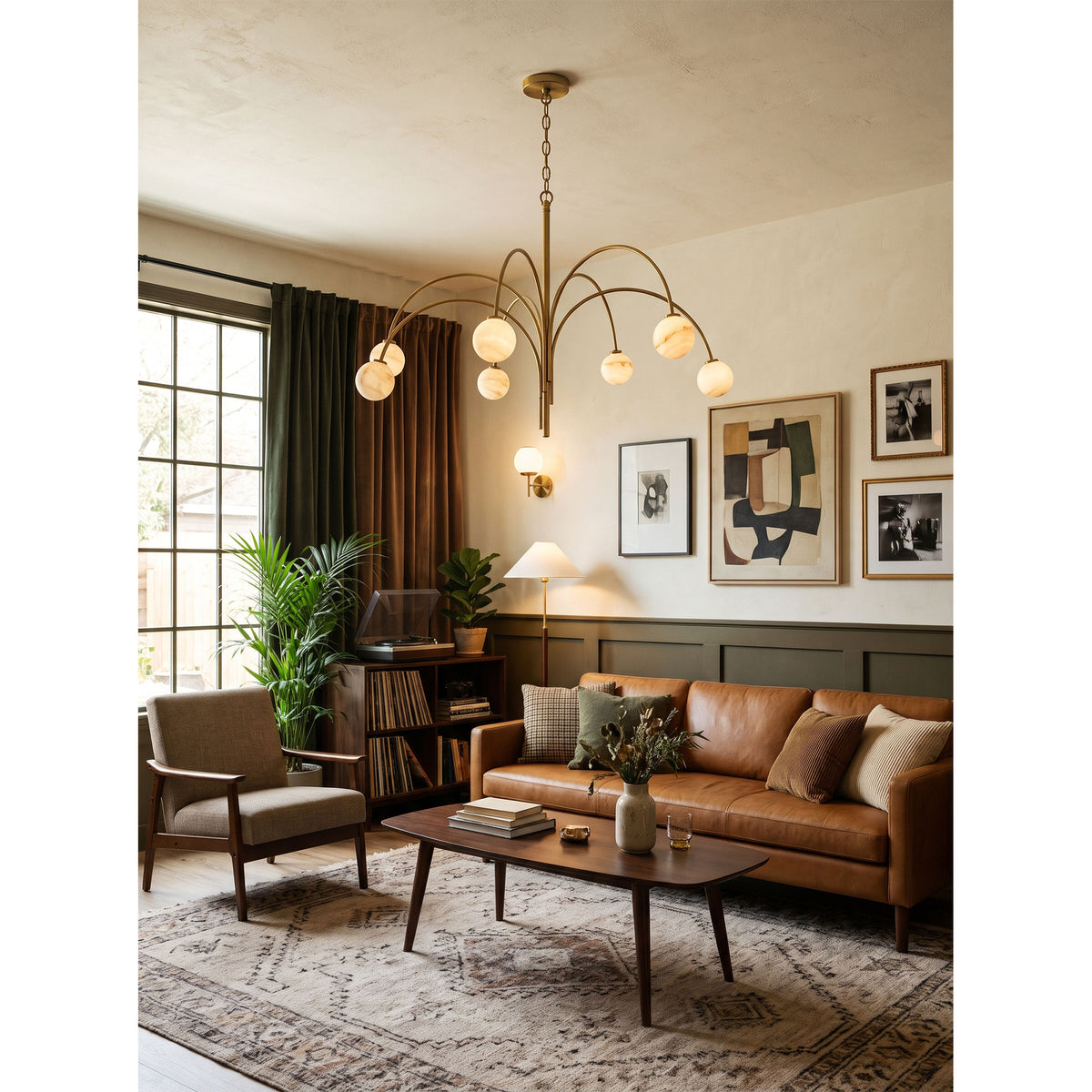 Flora Alabaster Chandelier