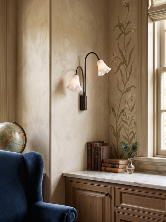 Flora Glass Wall Sconce