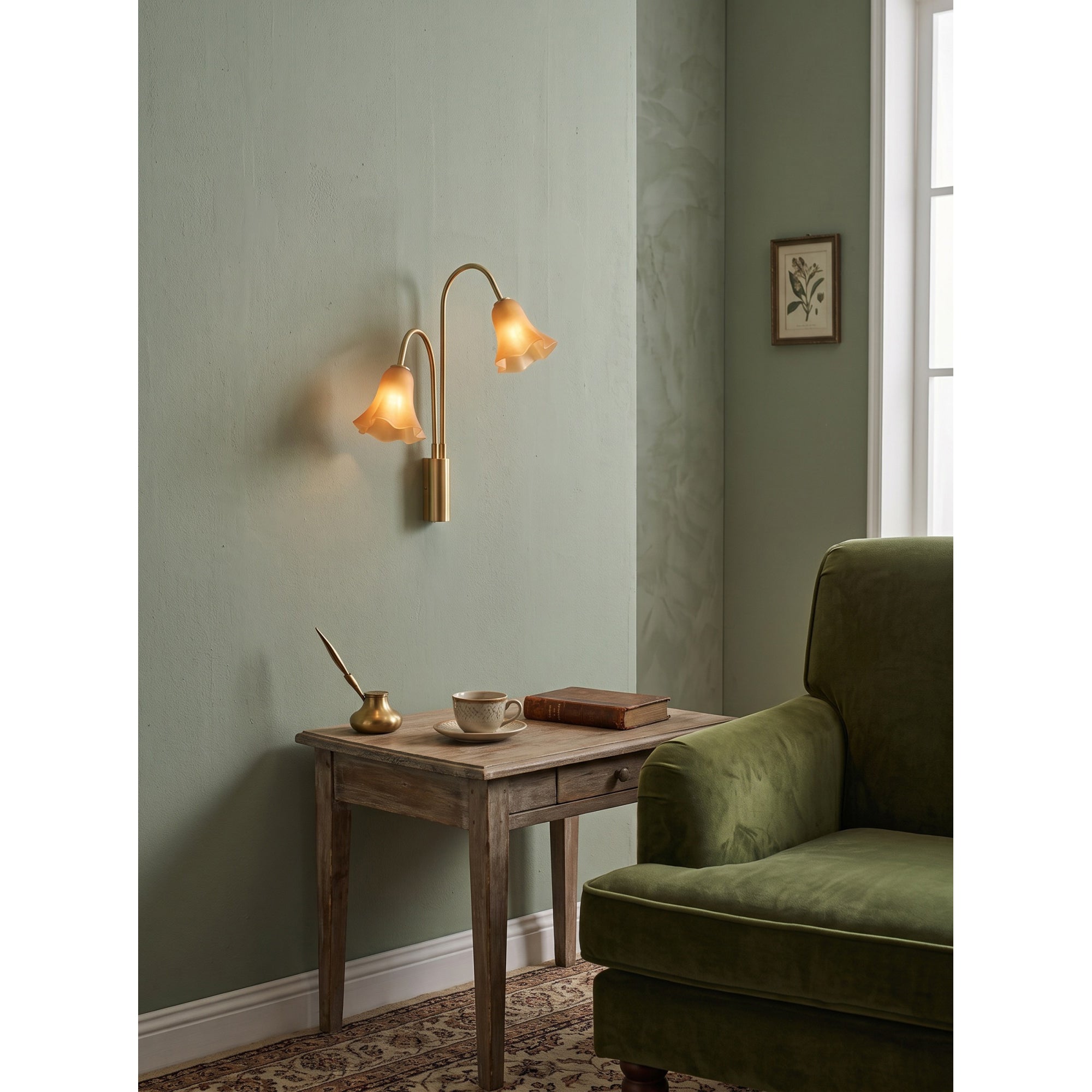 Flora Glass Wall Sconce