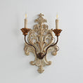 Load image into Gallery viewer, Florentine Wood Wall Lamp

