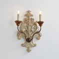 Load image into Gallery viewer, Florentine Wood Wall Lamp
