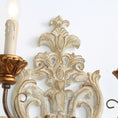Load image into Gallery viewer, Florentine Wood Wall Lamp
