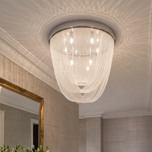 Florian Schulz Waterfall Glass Flush Mount Ceiling Light