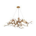 Load image into Gallery viewer, Flower Bloom Branch Brass Chandelier
