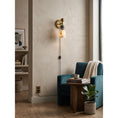 Load image into Gallery viewer, Flume Alabaster Plug-in Wall Sconce
