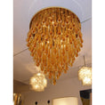 Load image into Gallery viewer, Flush Mounted Glass Rainrop Flush Mount Ceiling Light
