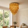 Load image into Gallery viewer, Flush Mounted Glass Rainrop Flush Mount Ceiling Light
