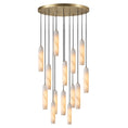 Load image into Gallery viewer, Flute Alabaster Chandelier
