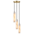Load image into Gallery viewer, Flute Alabaster Chandelier
