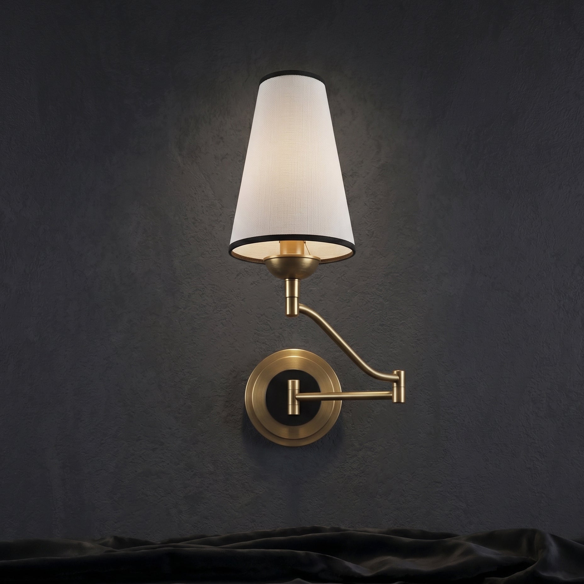 Fontaine Rocker Arm Wall Sconce