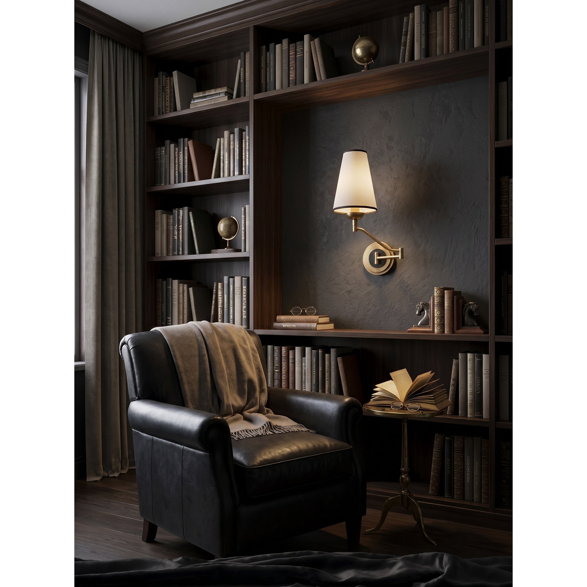 Fontaine Rocker Arm Wall Sconce