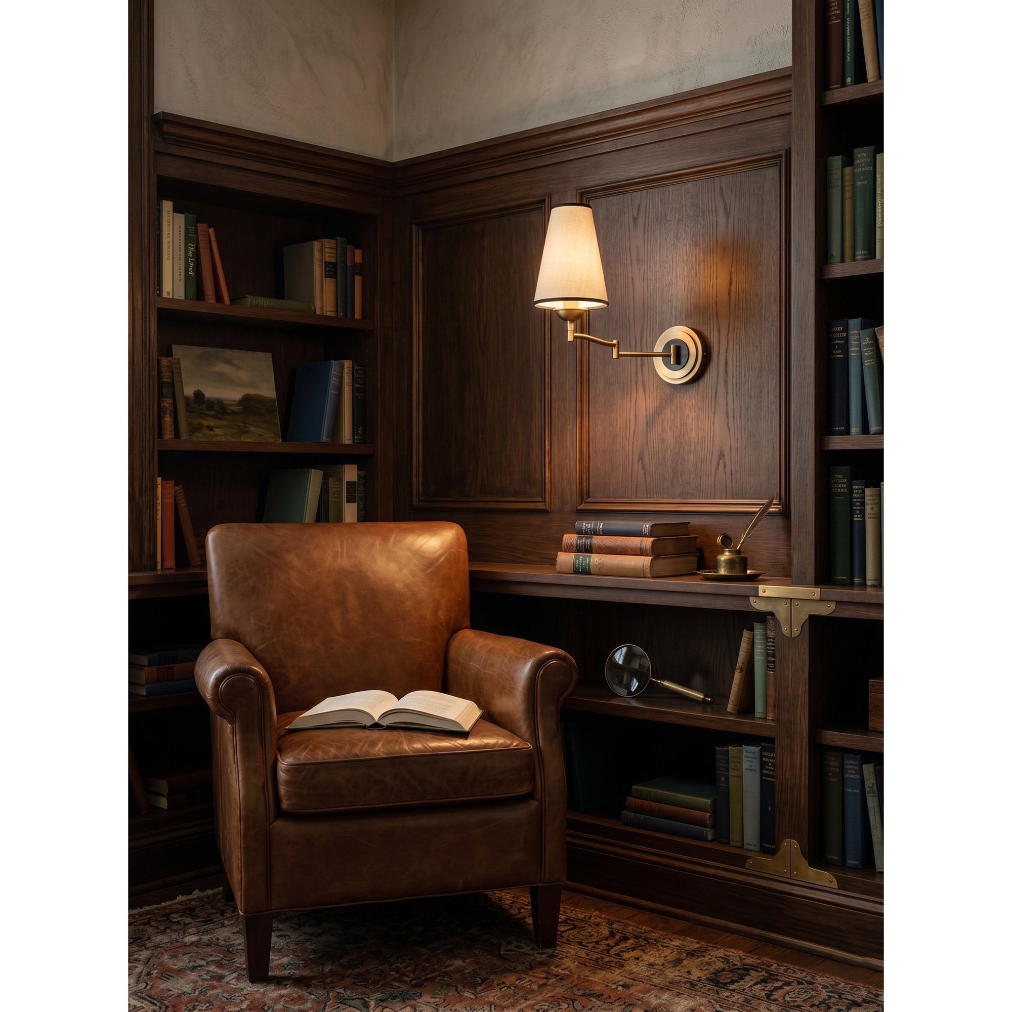Fontaine Rocker Arm Wall Sconce