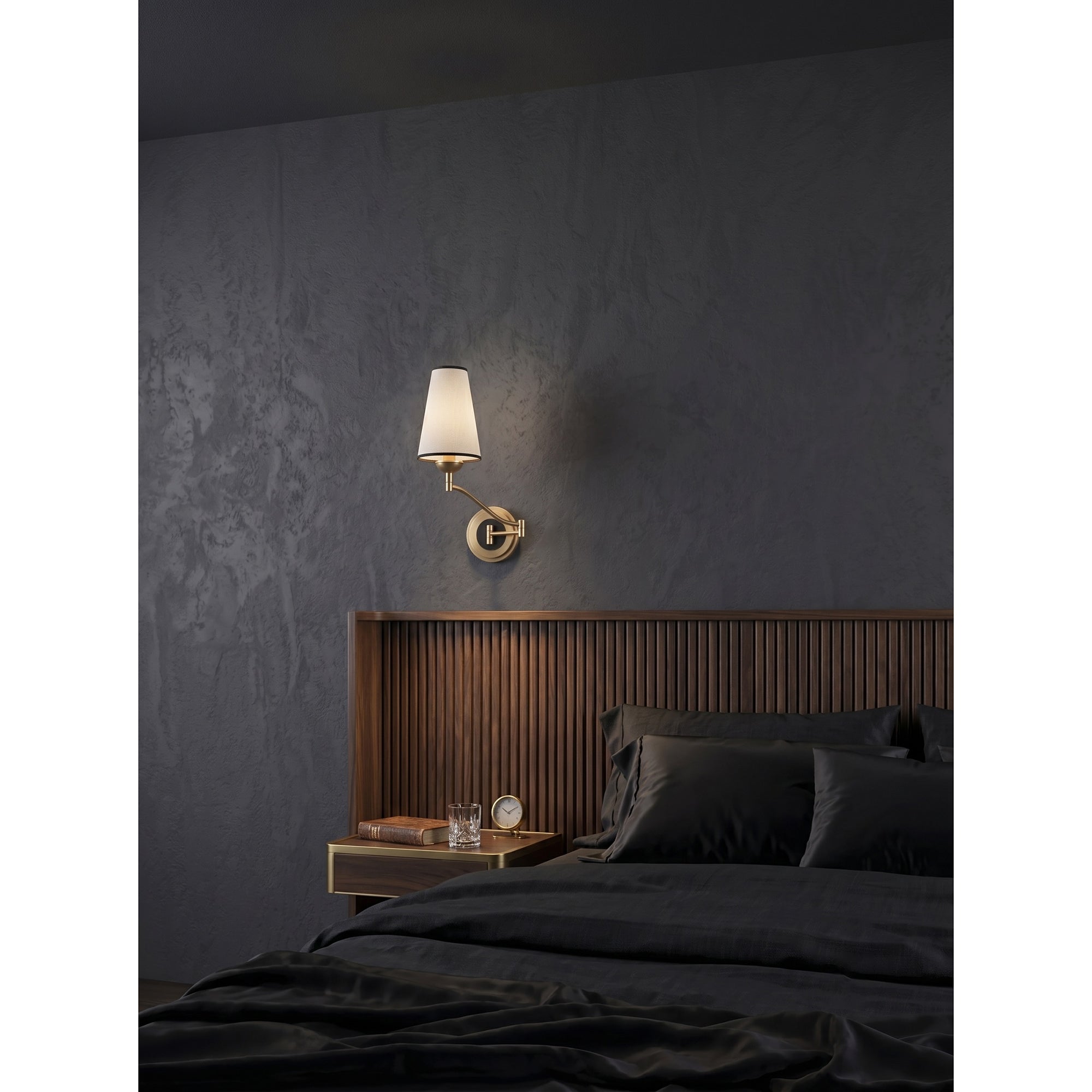 Fontaine Rocker Arm Wall Sconce