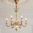 Laad afbeelding in galerij, Fontainebleau Brass Chandelier

