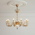 Laad afbeelding in galerij, Fontainebleau Brass Chandelier

