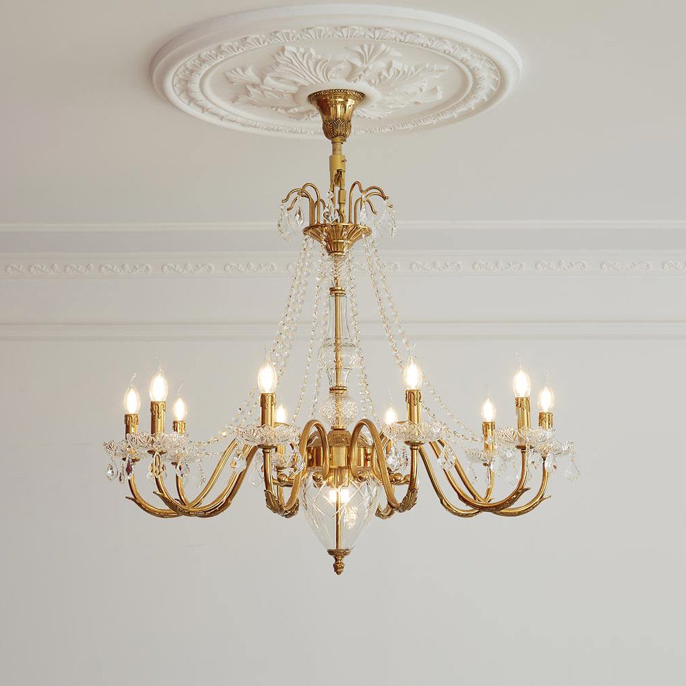 Fontainebleau Brass Chandelier