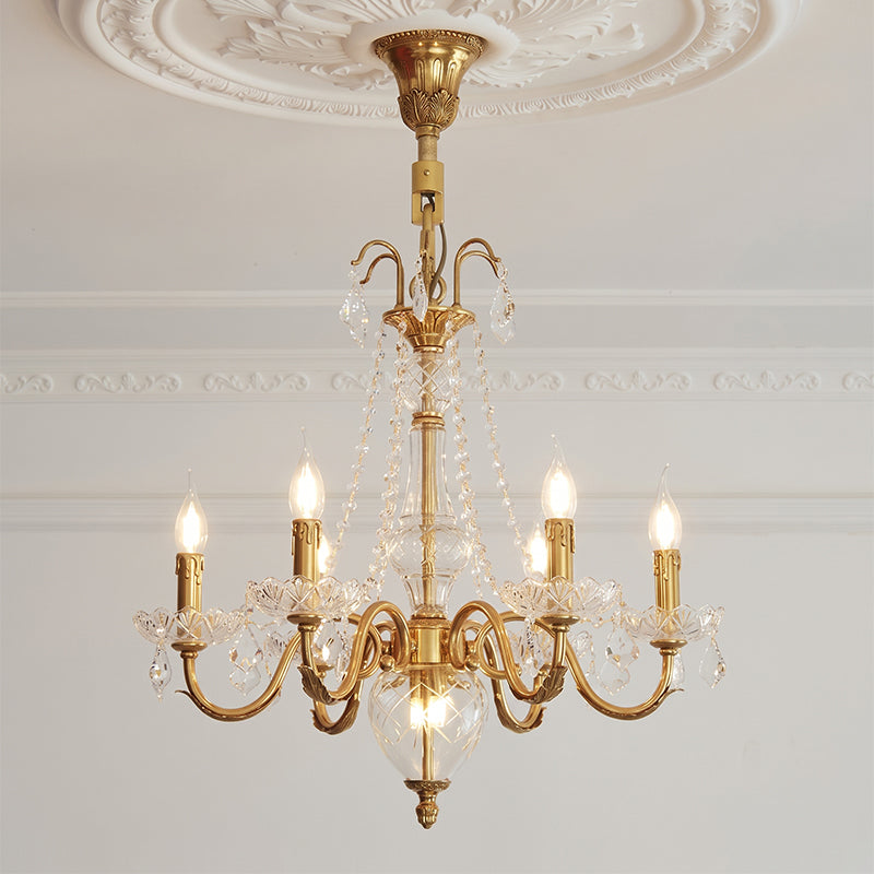Fontainebleau Brass Chandelier