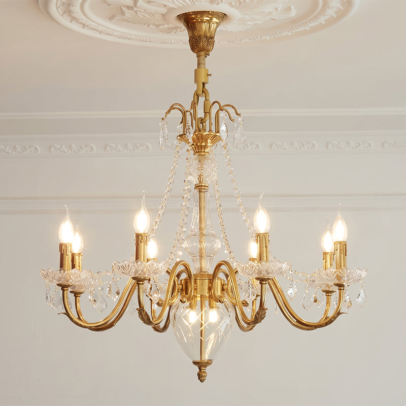 Fontainebleau Brass Chandelier
