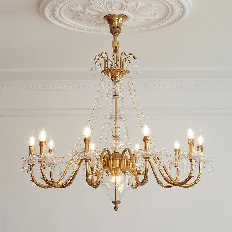 Fontainebleau Brass Chandelier