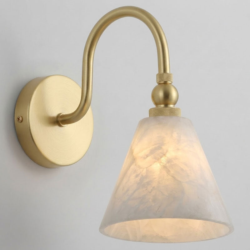 Forna Alabaster Wall Sconce