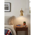 Load image into Gallery viewer, Forna Brass Wall Sconce
