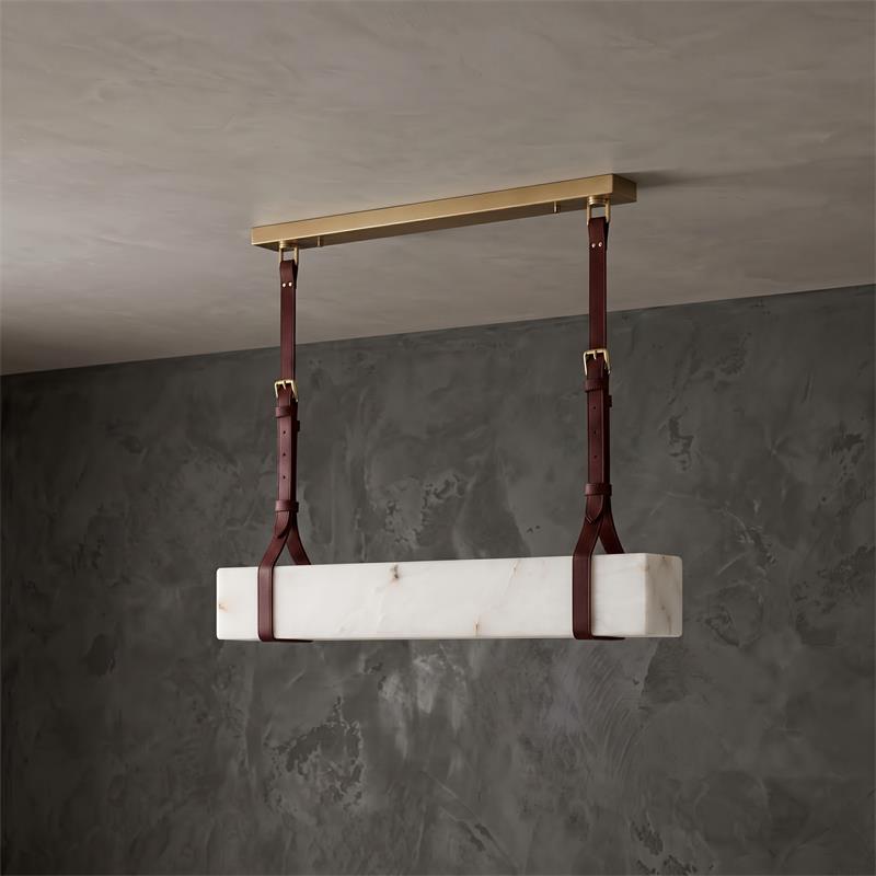 Frozen Alabaster Chandelier