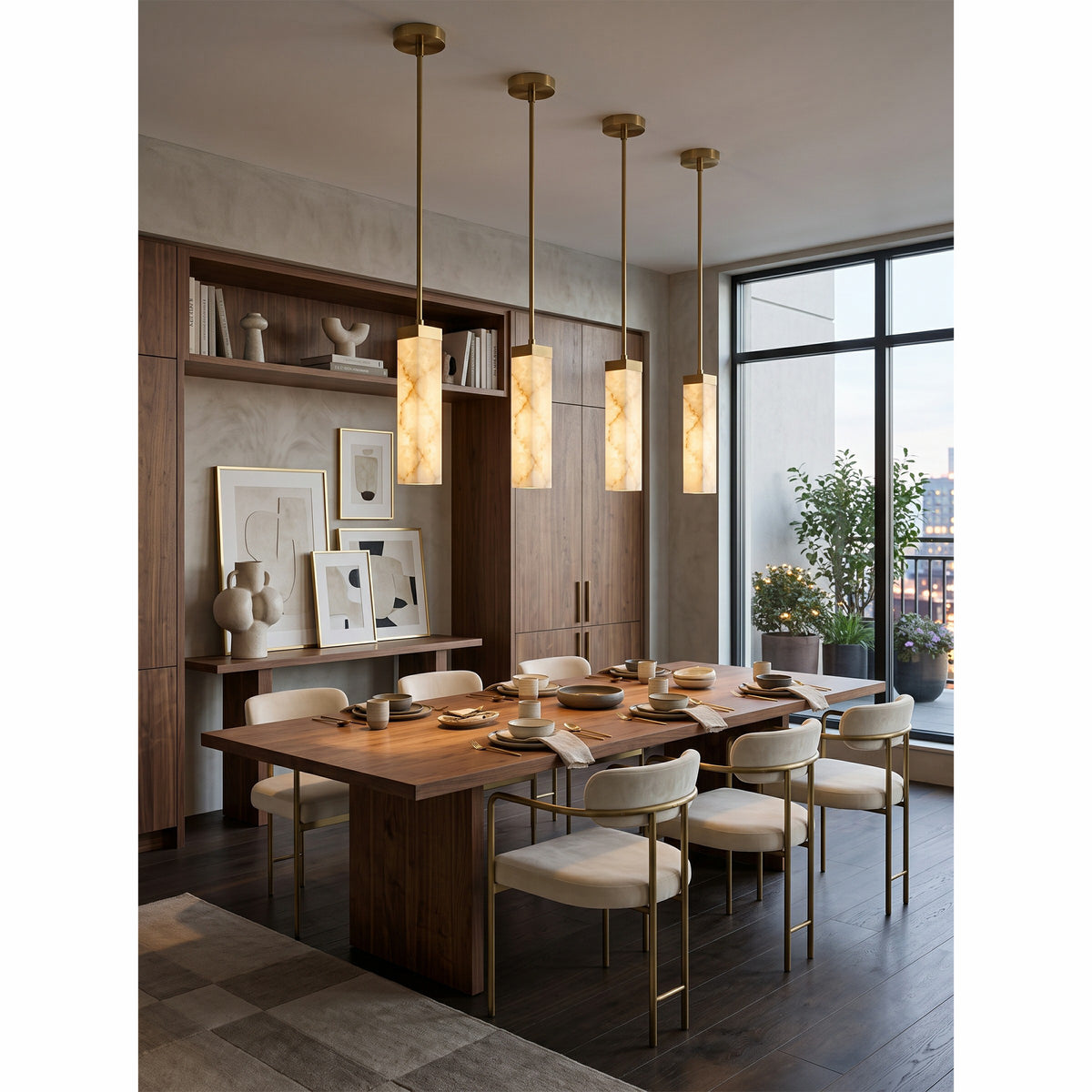 Frozen Alabaster Pendant Lamp – detail 11