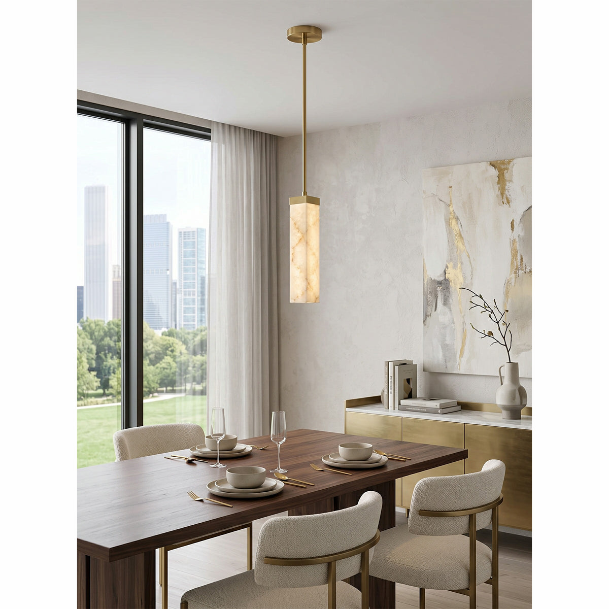Frozen Alabaster Pendant Lamp – detail 12