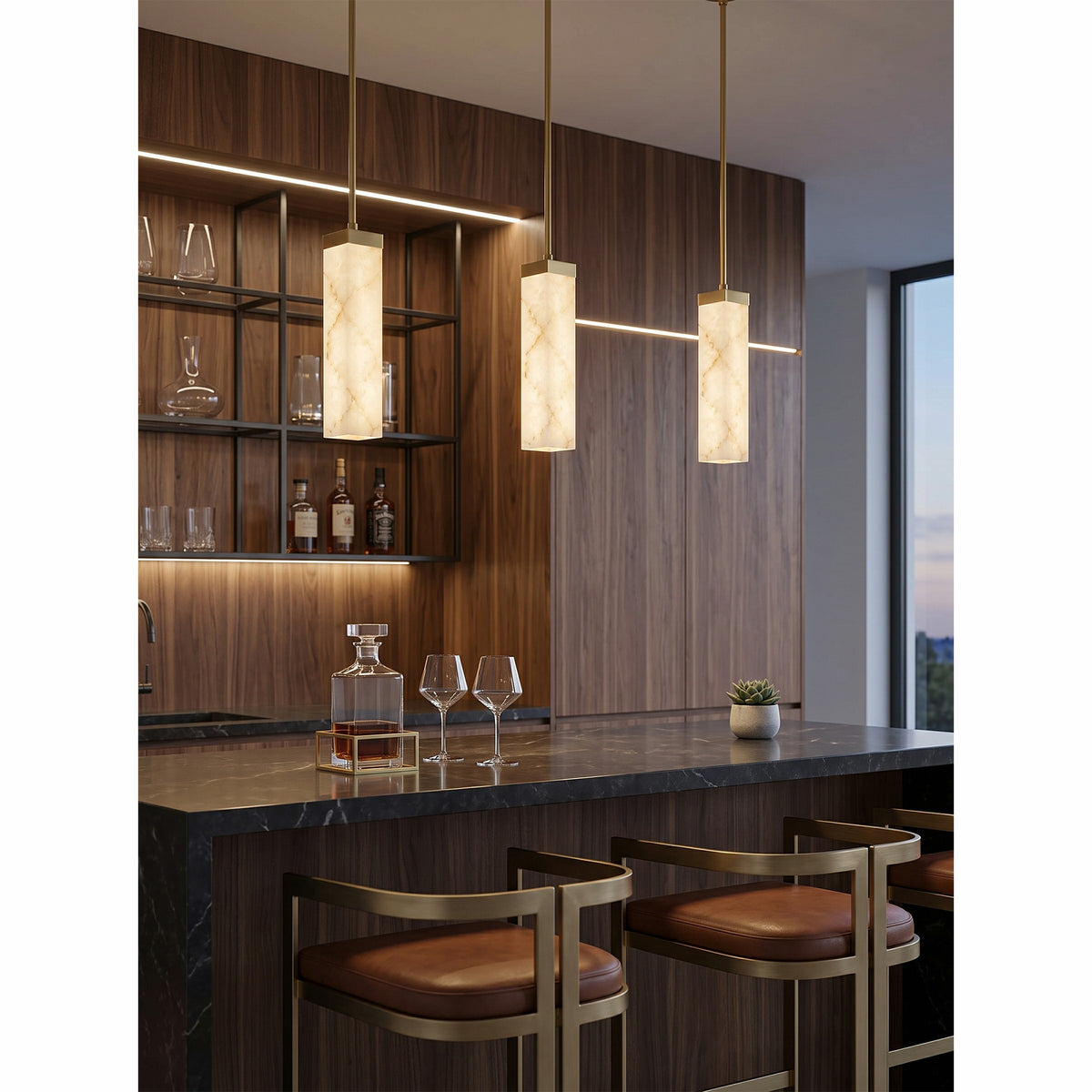 Frozen Alabaster Pendant Lamp – detail 16