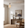 Load image into Gallery viewer, Full Circle Alabaster Flush Mount Ceiling Light

